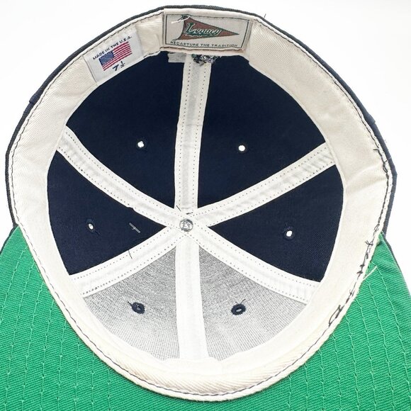 NEW San Francisco State University Gators Legacy Fitted Hat 7-1/4 Navy Blue Cap - Picture 9 of 9